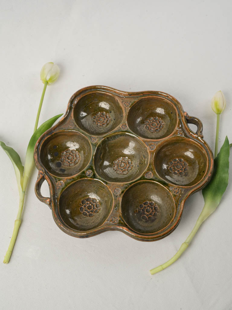 Vintage French glazed cocotte.