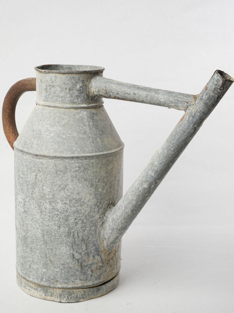 Rustic vintage zinc watering can
