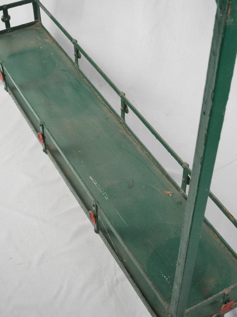 Tall French Two-Tier Metal Plant Stand, 1930s–1940s
