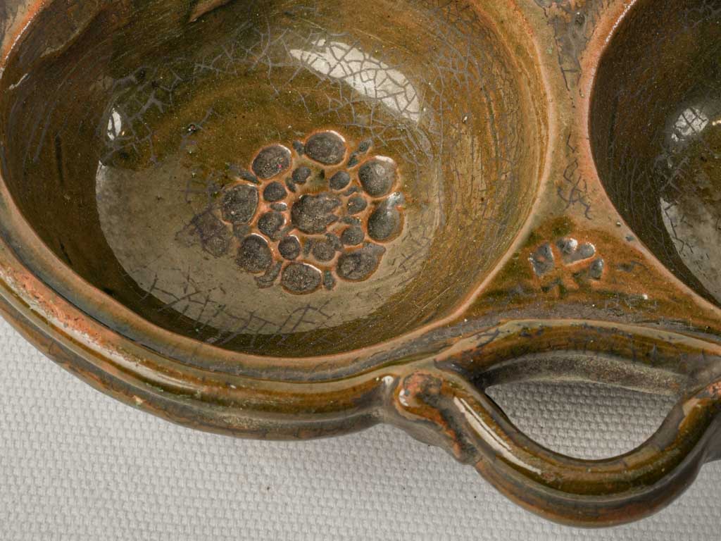 Timeworn Provencal cooking dish.