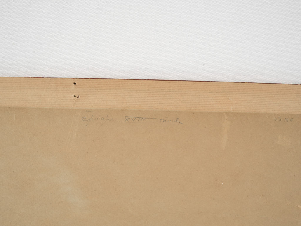 Historical port scene engraving