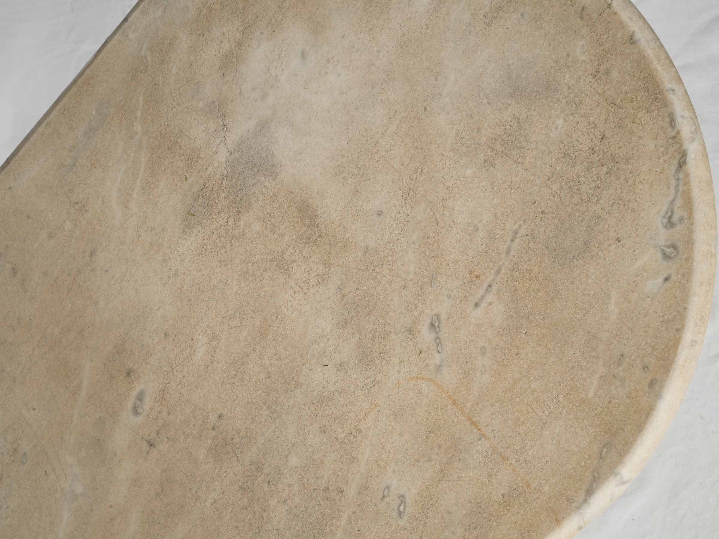 Subtle patina French bistro table