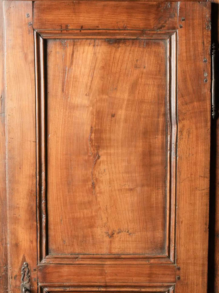Vintage solid fruitwood armoire