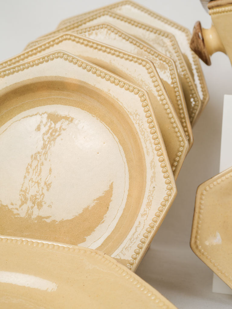 Distinctive late-nineteenth-century salad bowls