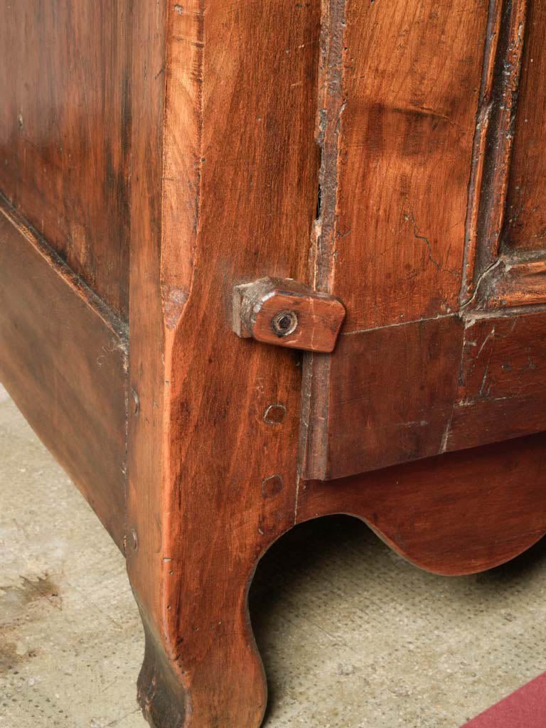 Warm patina tall armoire