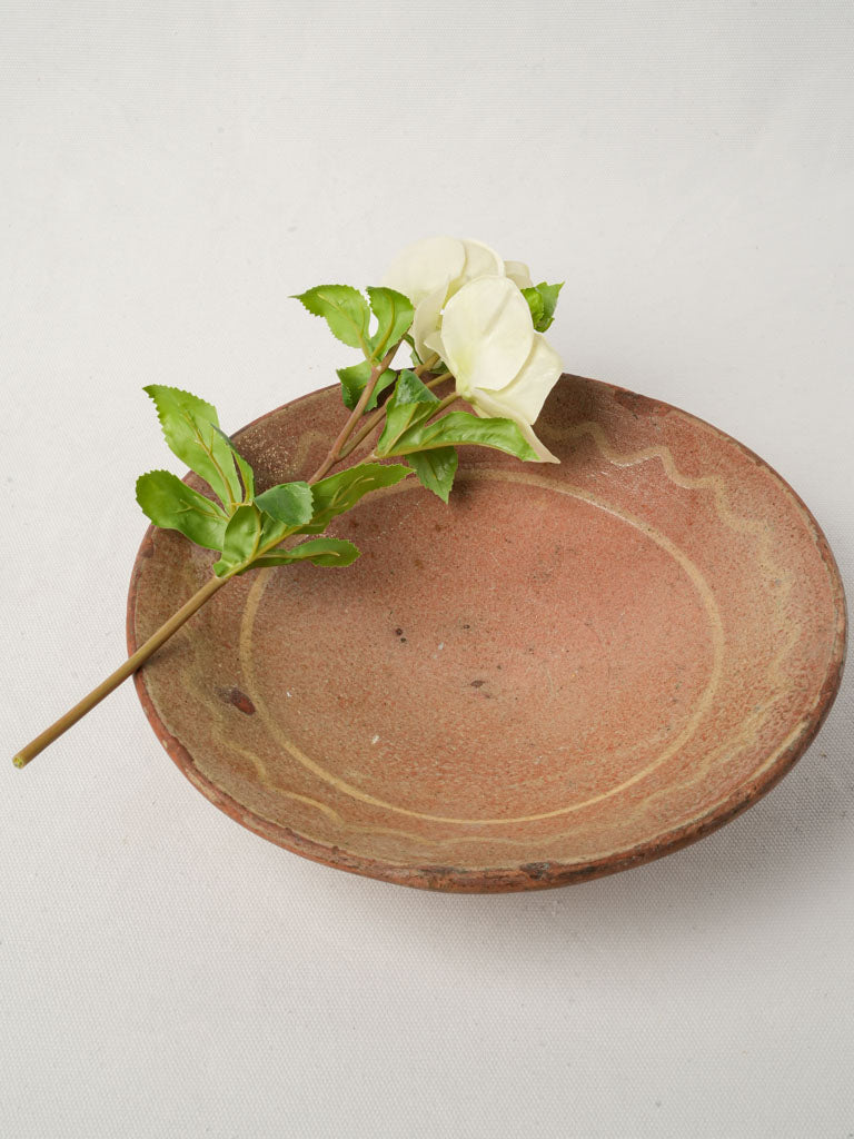 Historic French pottery serving dish