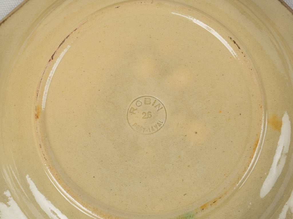Charming 10-person yellow ochre ceramics