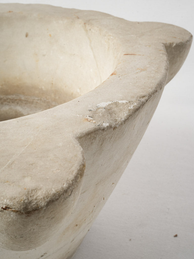 Organic Textured Marble Mortar