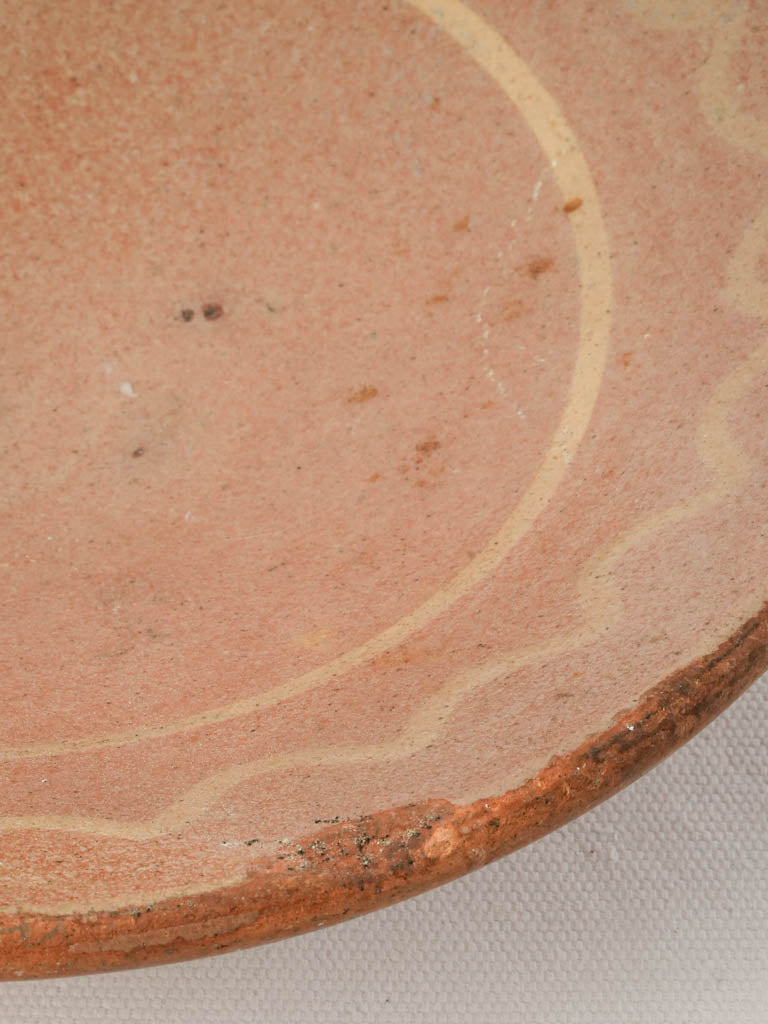 Artistic yellow pattern design plate