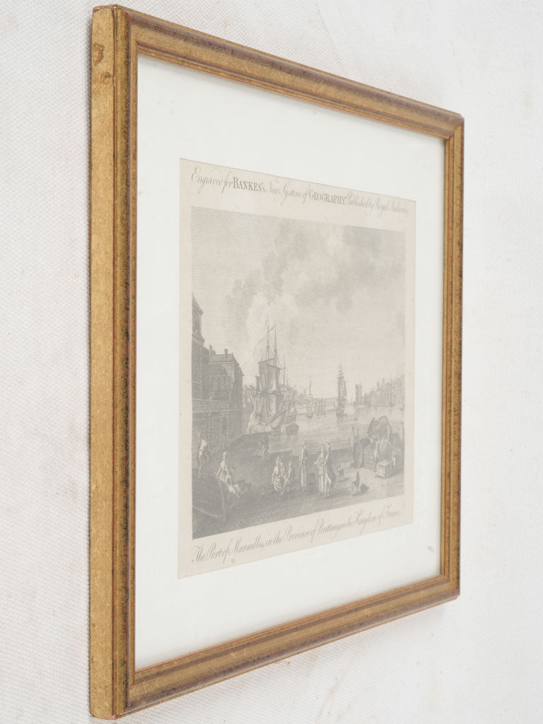 Iconic 18th-century styled marine scene