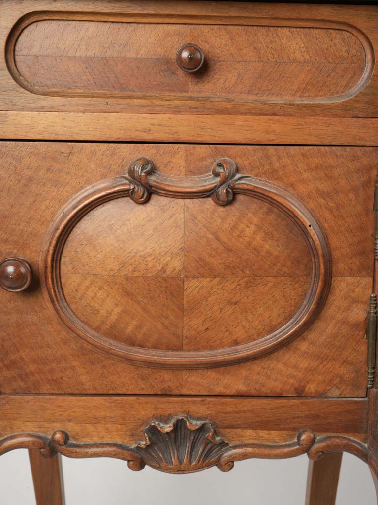 Graceful, Old-Fashioned Louis XV Nightstand