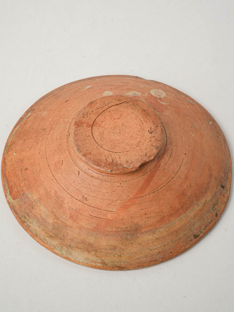 Traditional French omelette flip plate