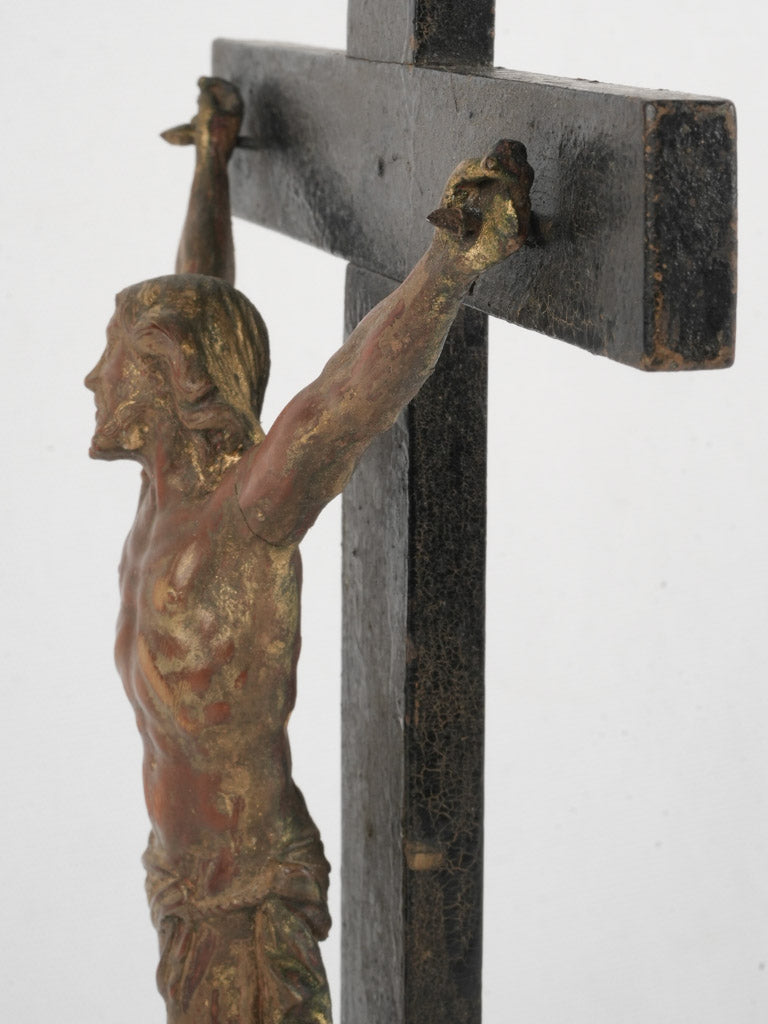 Elegant multi-tiered crucifix display