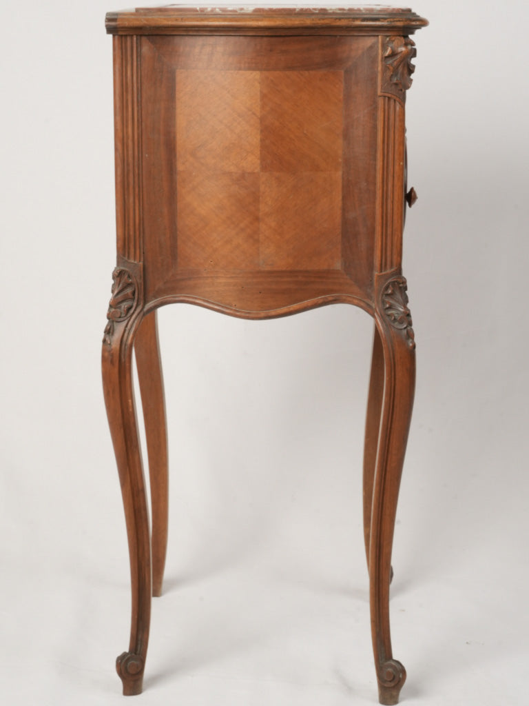 Vintage, Delicately Carved French Nightstand