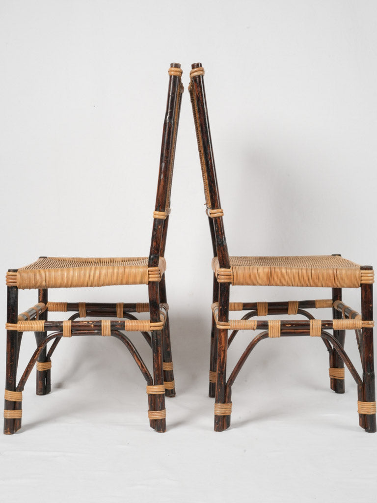 Exotic glazed ceramic tile dining set