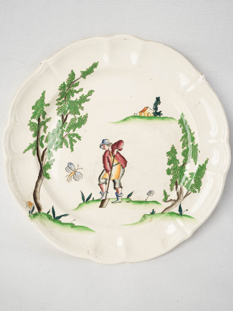 1930s Laveno “Vecchio Milano” Plate by Guido Andloviz - 10¼"