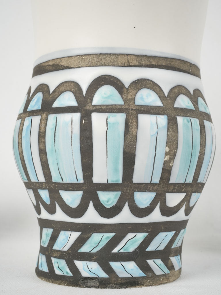 Unique blue and white ceramic drinkware