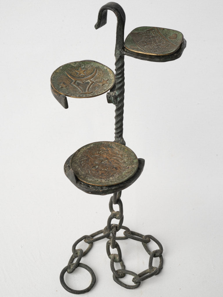 Mid-century bronze decorative trays