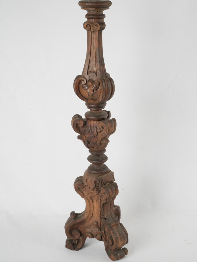 Historic Italian church candlestick