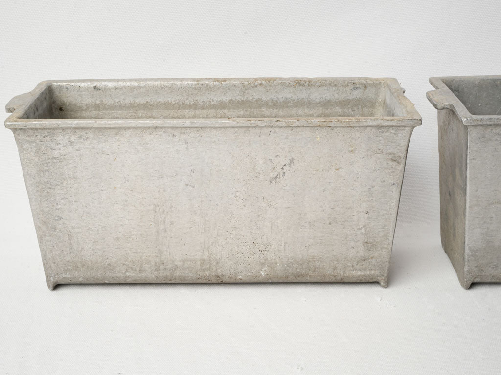 Charming aged farmhouse planters