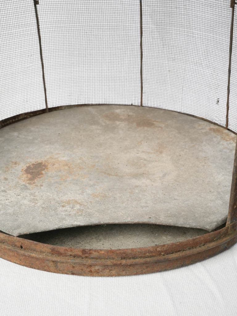 Rustic farmhouse cylindrical mesh dryer