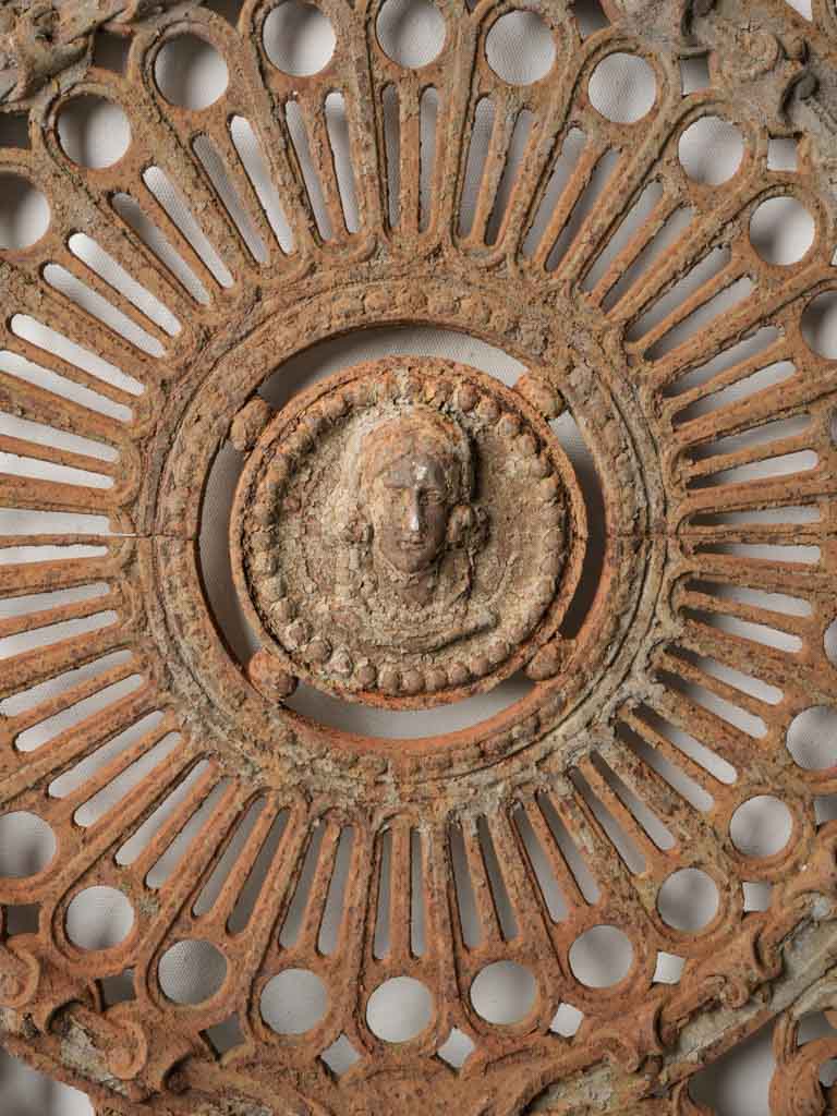 French patina balcony decor item