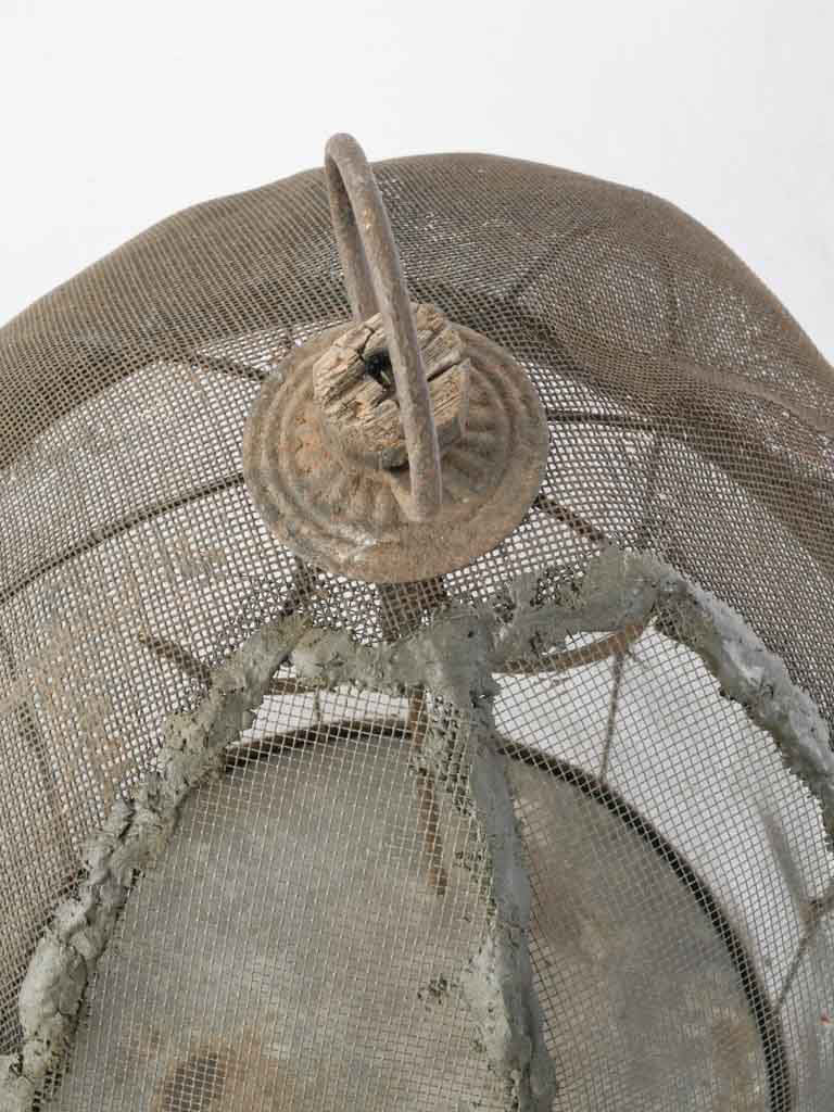 Rustic hook-equipped drying cage