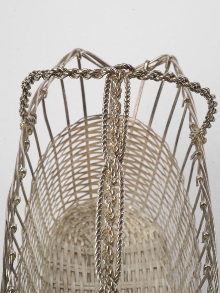 Sturdy French metal wine holder