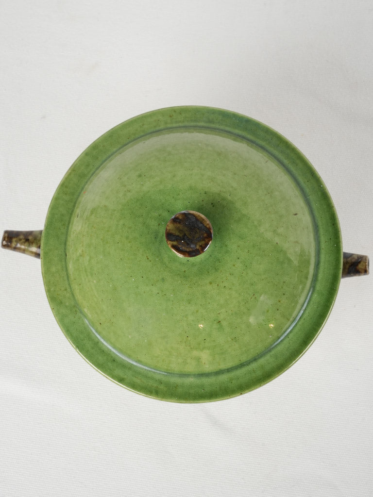 Antique footed tureen from Dieulefit