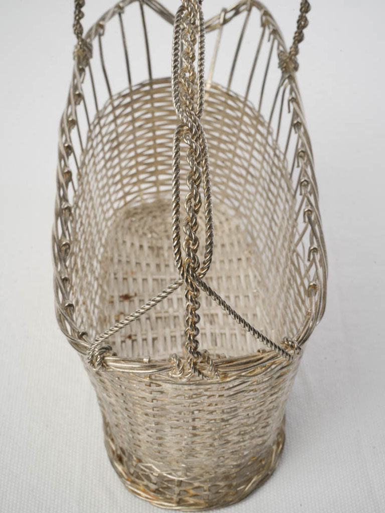 Understated vintage wine container