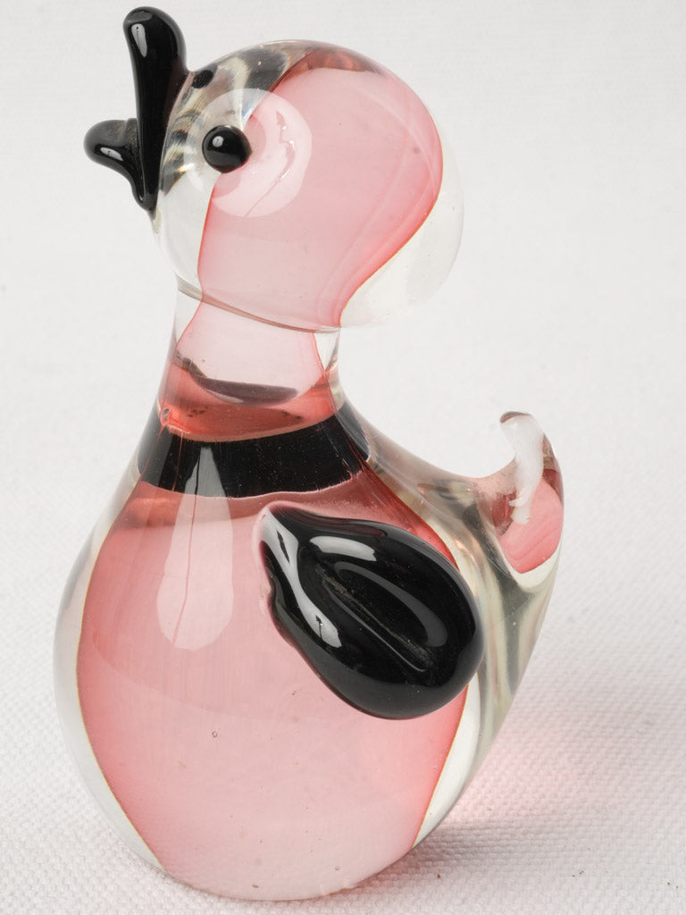 Vintage Murano glass duckling figurine