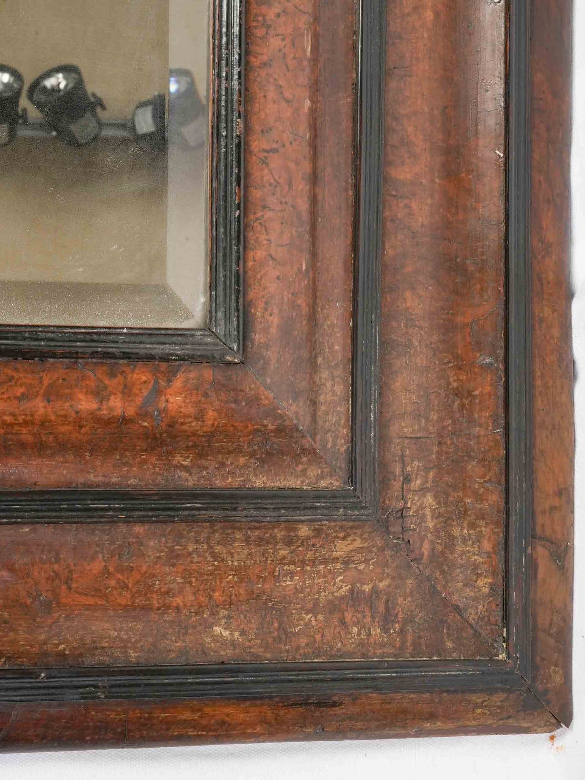 Warm chestnut tone mirror
