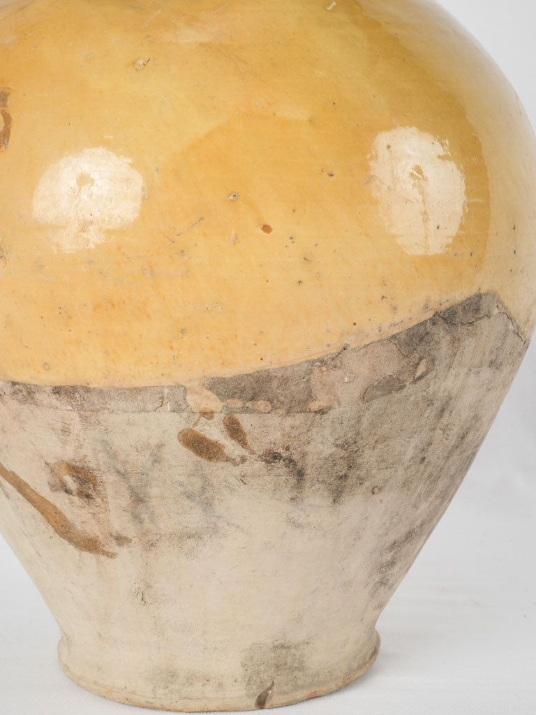 Unique well-crafted French ceramic pitcher