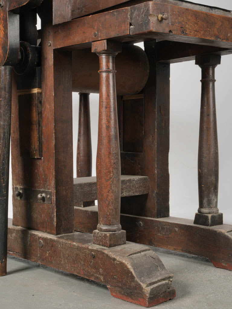 Valuable French intaglio printing press