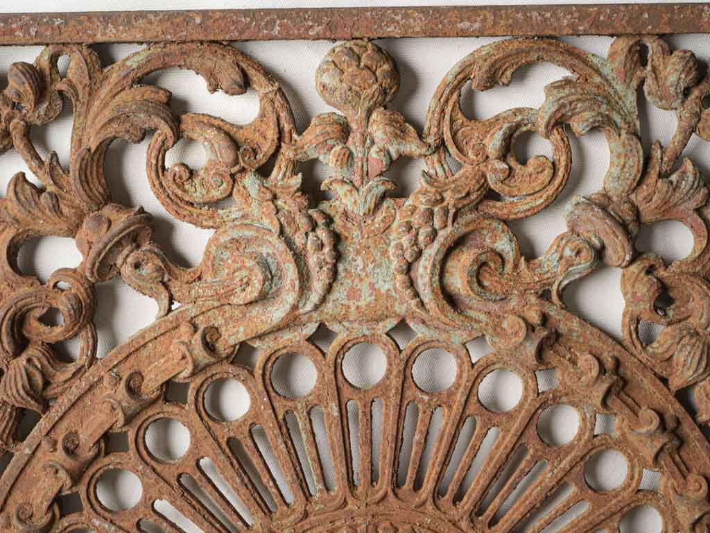 Antique cast-iron decorative element