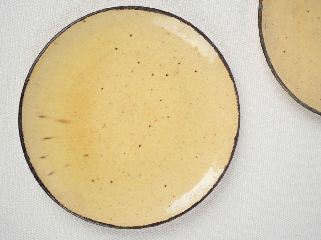 Ornate traditional yellow glaze ceramics