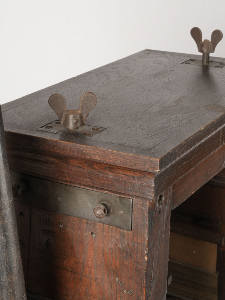 Refurbished French intaglio printing press