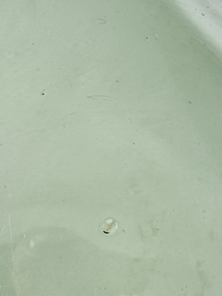 Textured glass antique decoration