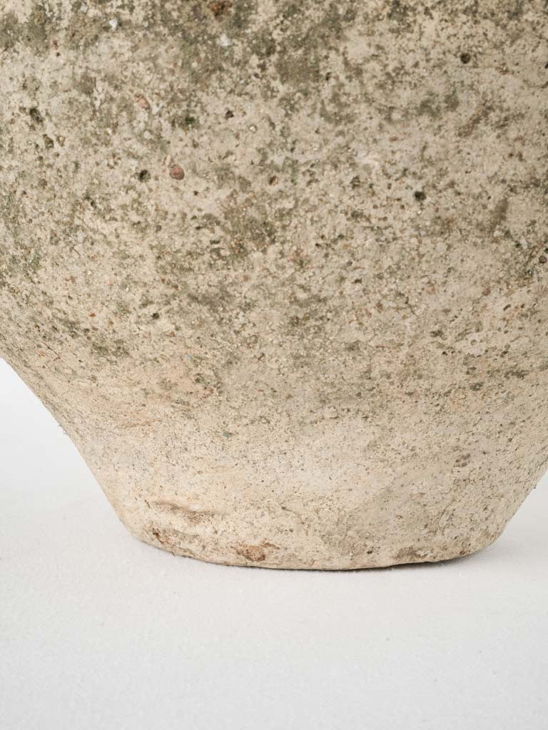 Mediterranean weathered Biot jar planter