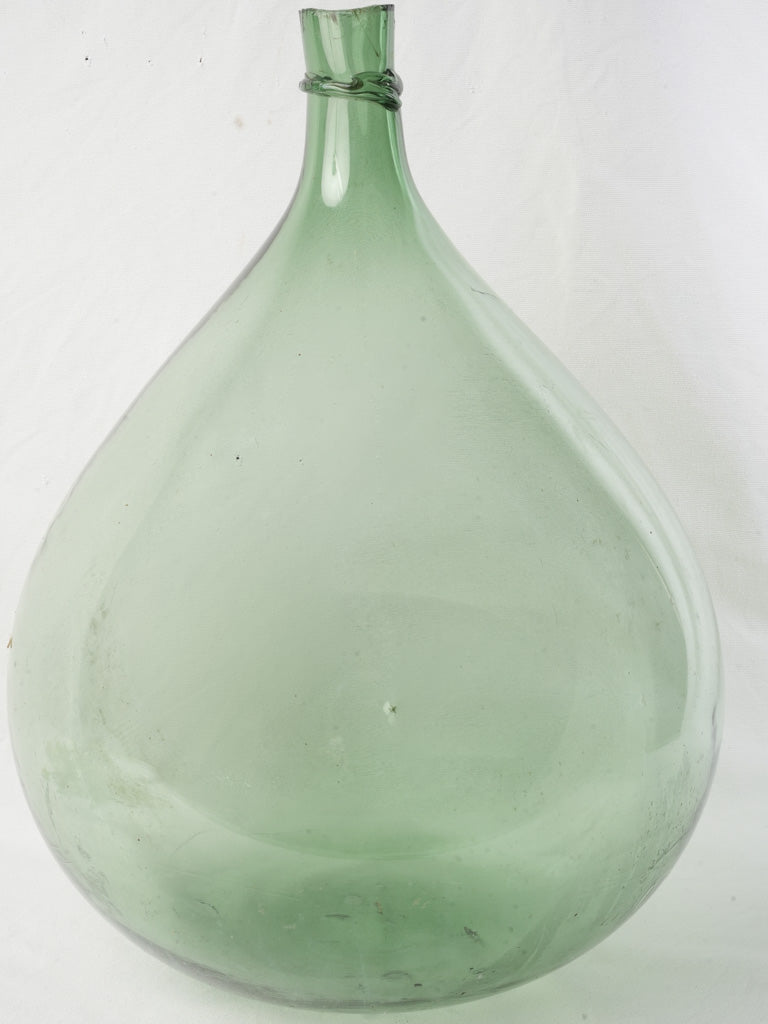 Vintage translucent glass vessel
