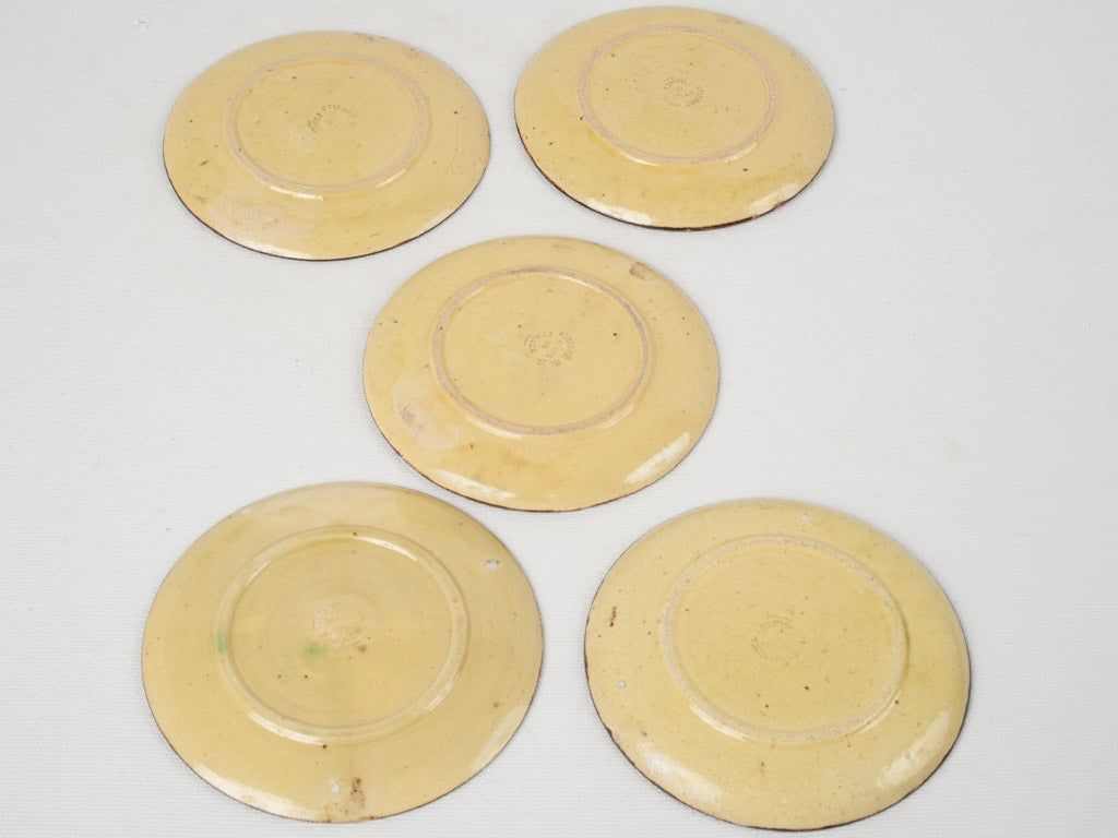 Distinctive fine aged petit side plates