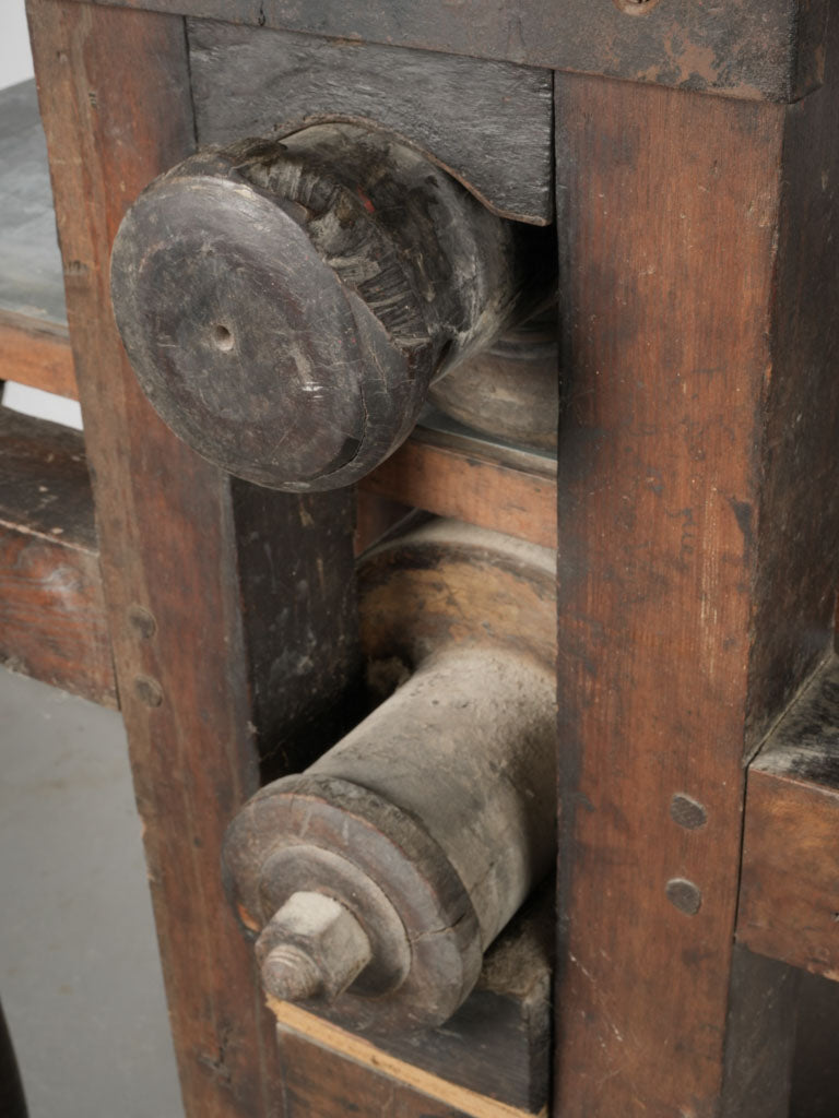 Traditional French intaglio printing press