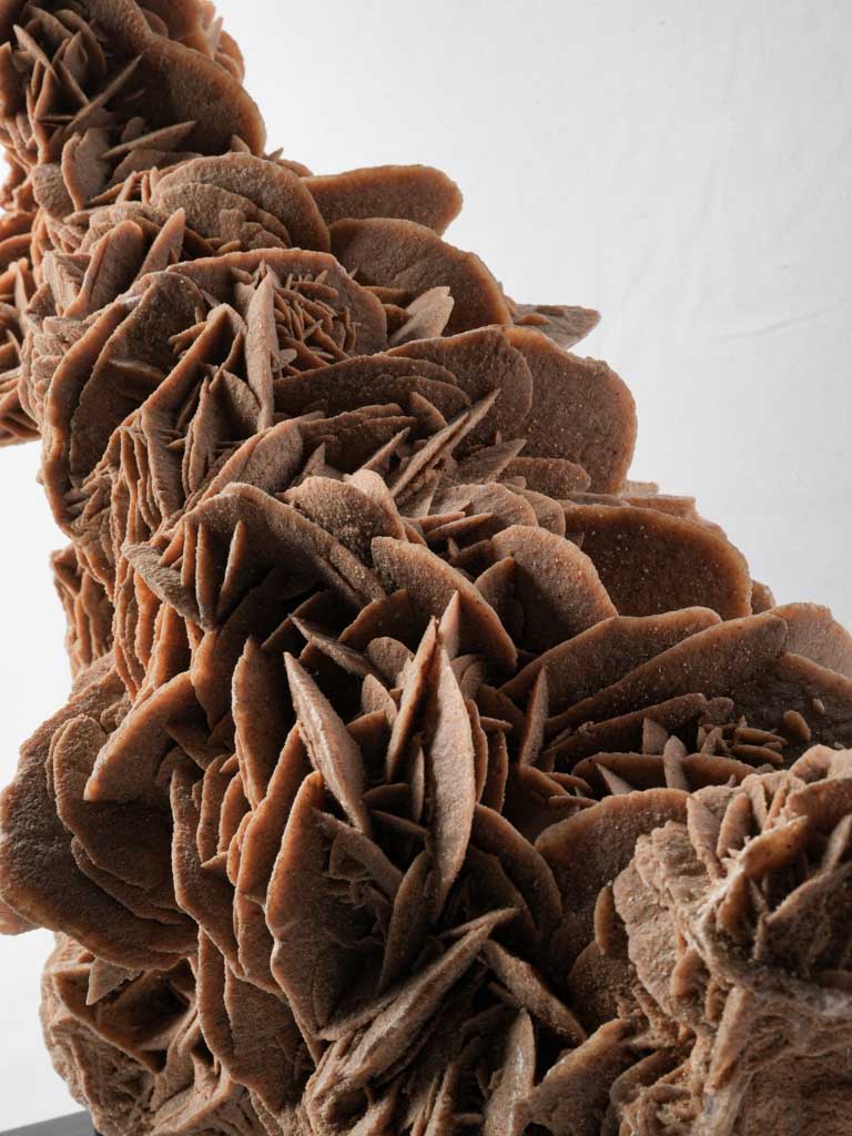 Rustic earth-toned mineral sculpture