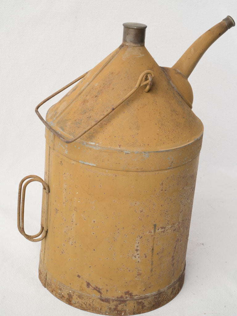 Early 20th-century brass-fitted vessel