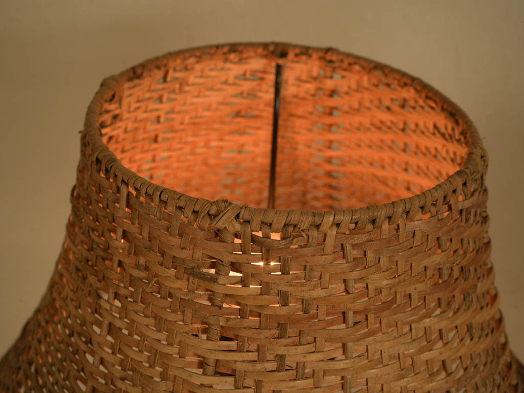 Well-aged mid-century lighting fixture