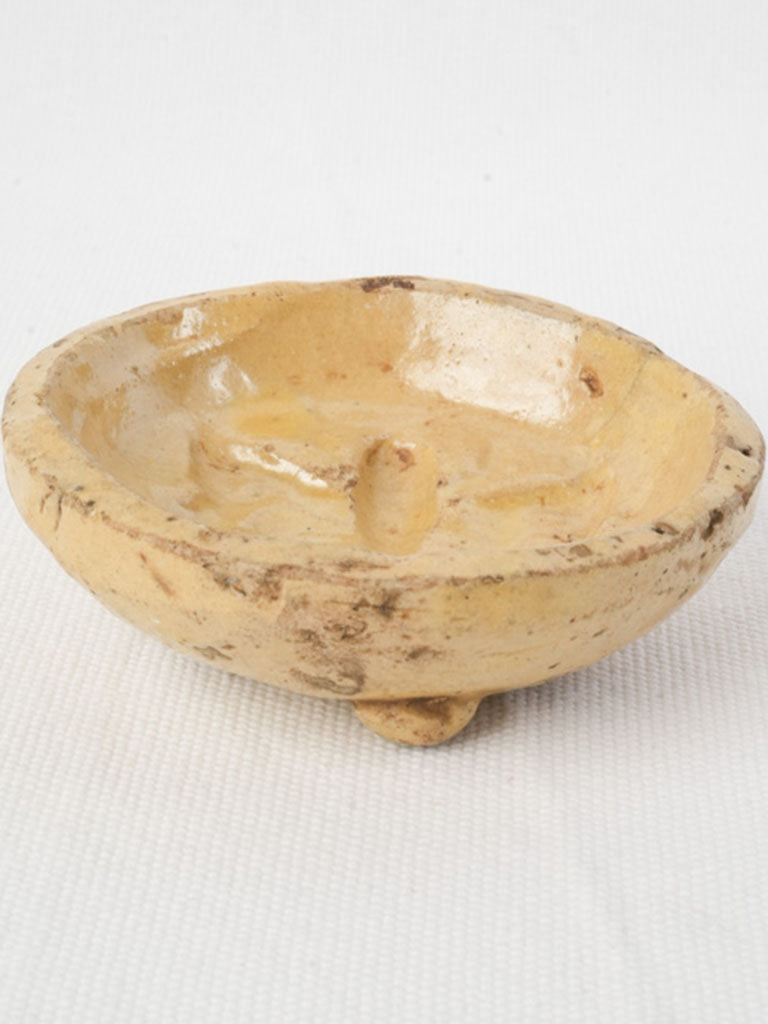 Textured early 20th-century dish