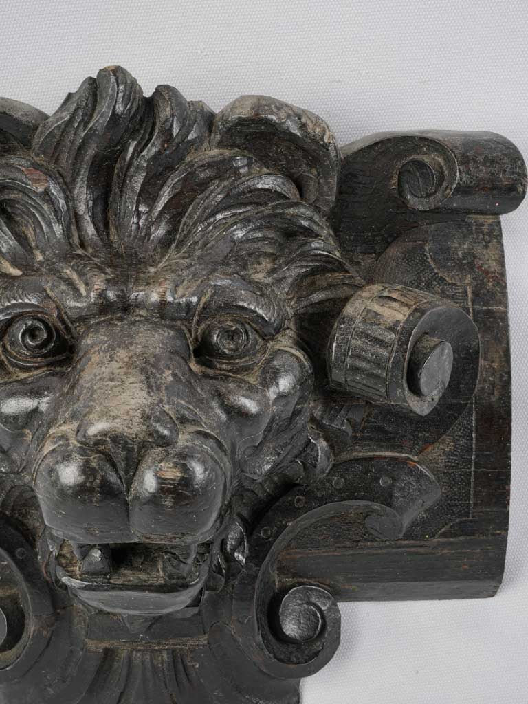 Vintage styled lion ornament
