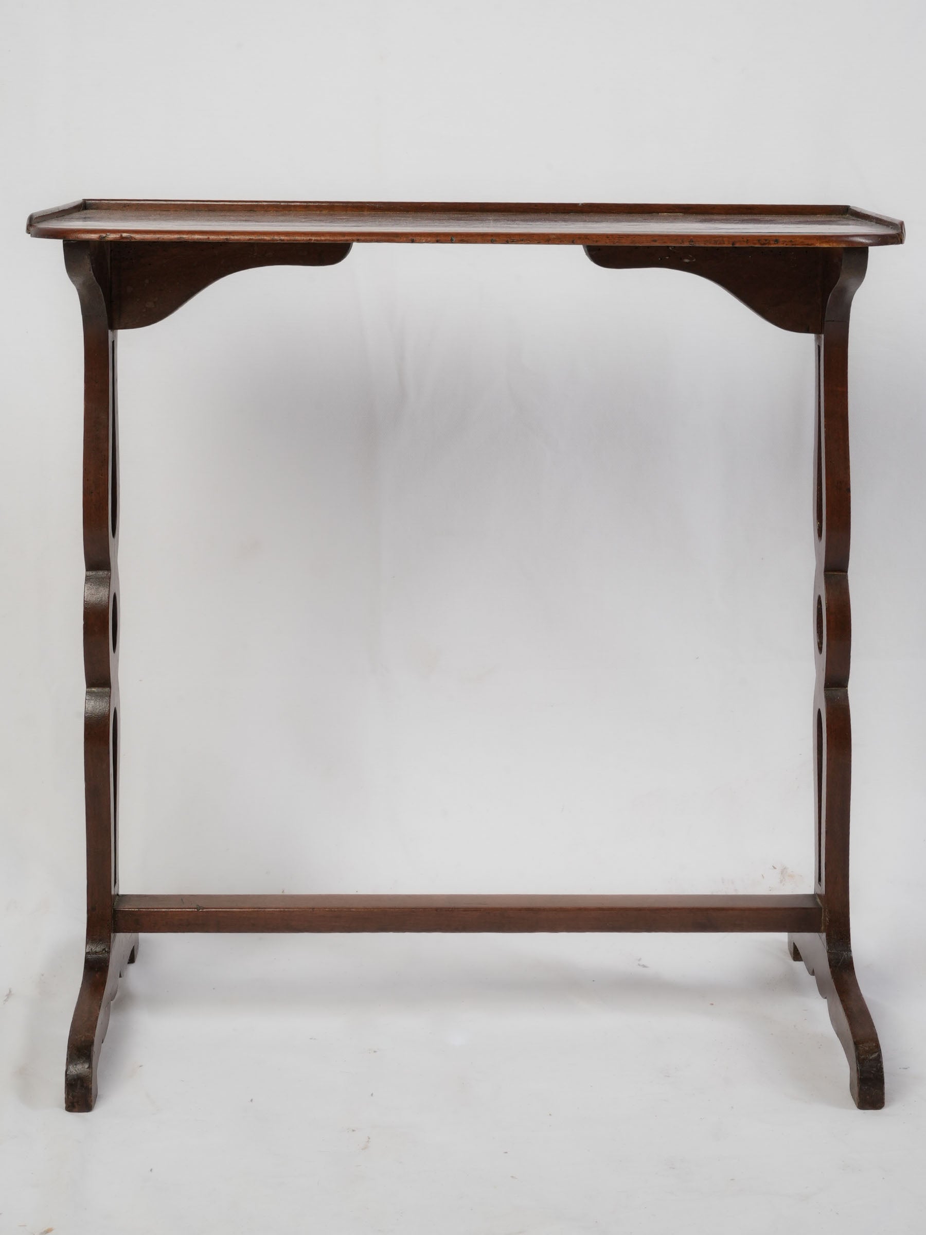 French Mahogany Table Volante in the Louis XVI Style, Late 19th Century - 27½"