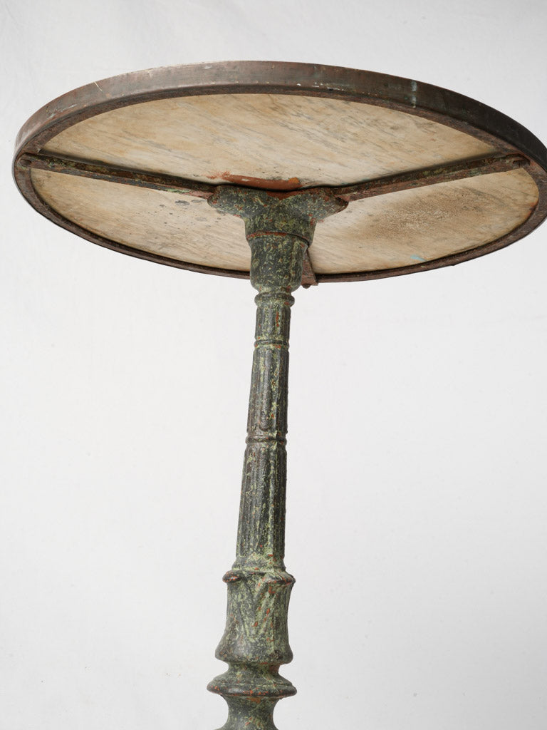 Timeworn eclectic side table