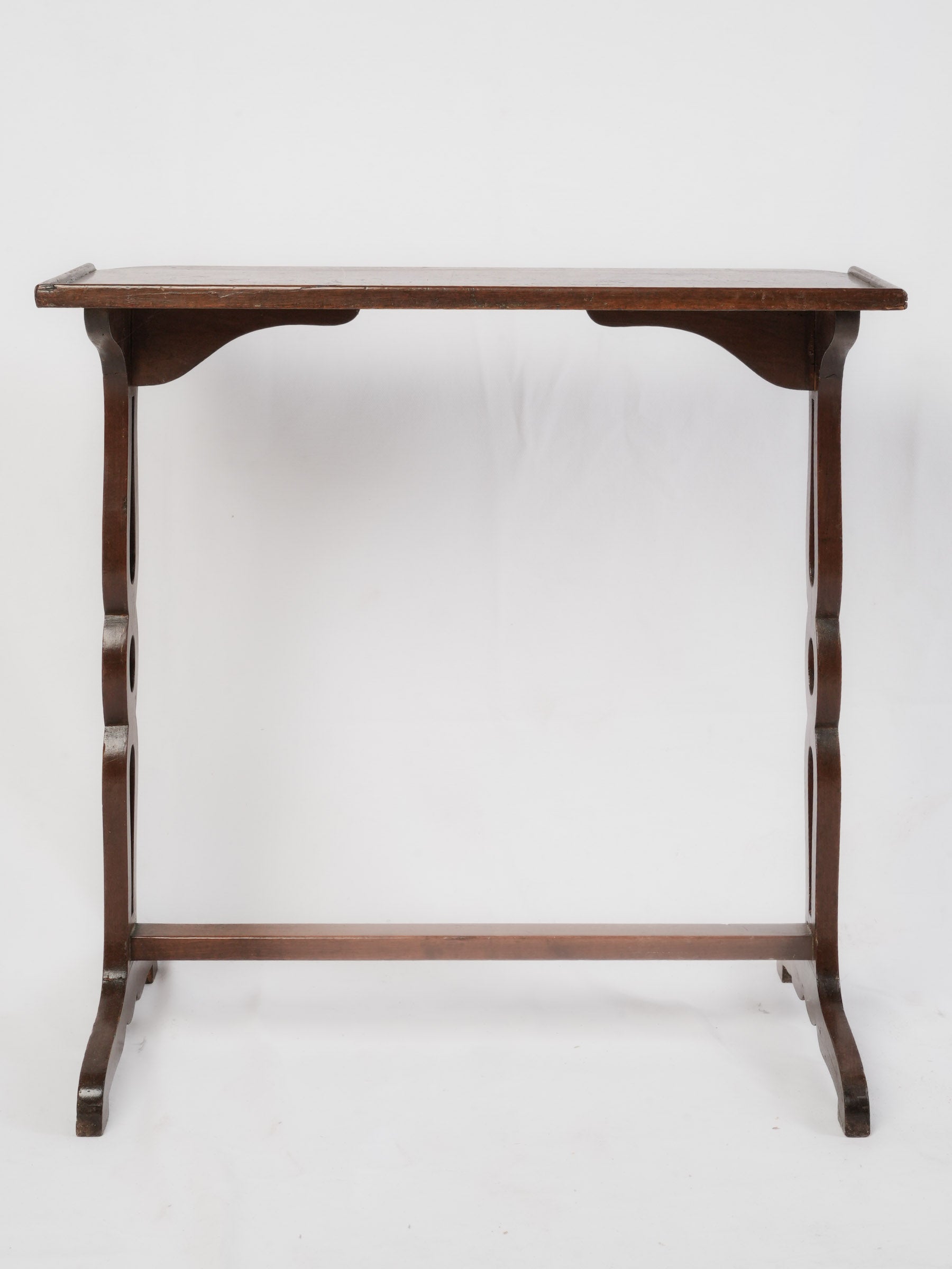 French Mahogany Table Volante in the Louis XVI Style, Late 19th Century - 27½"